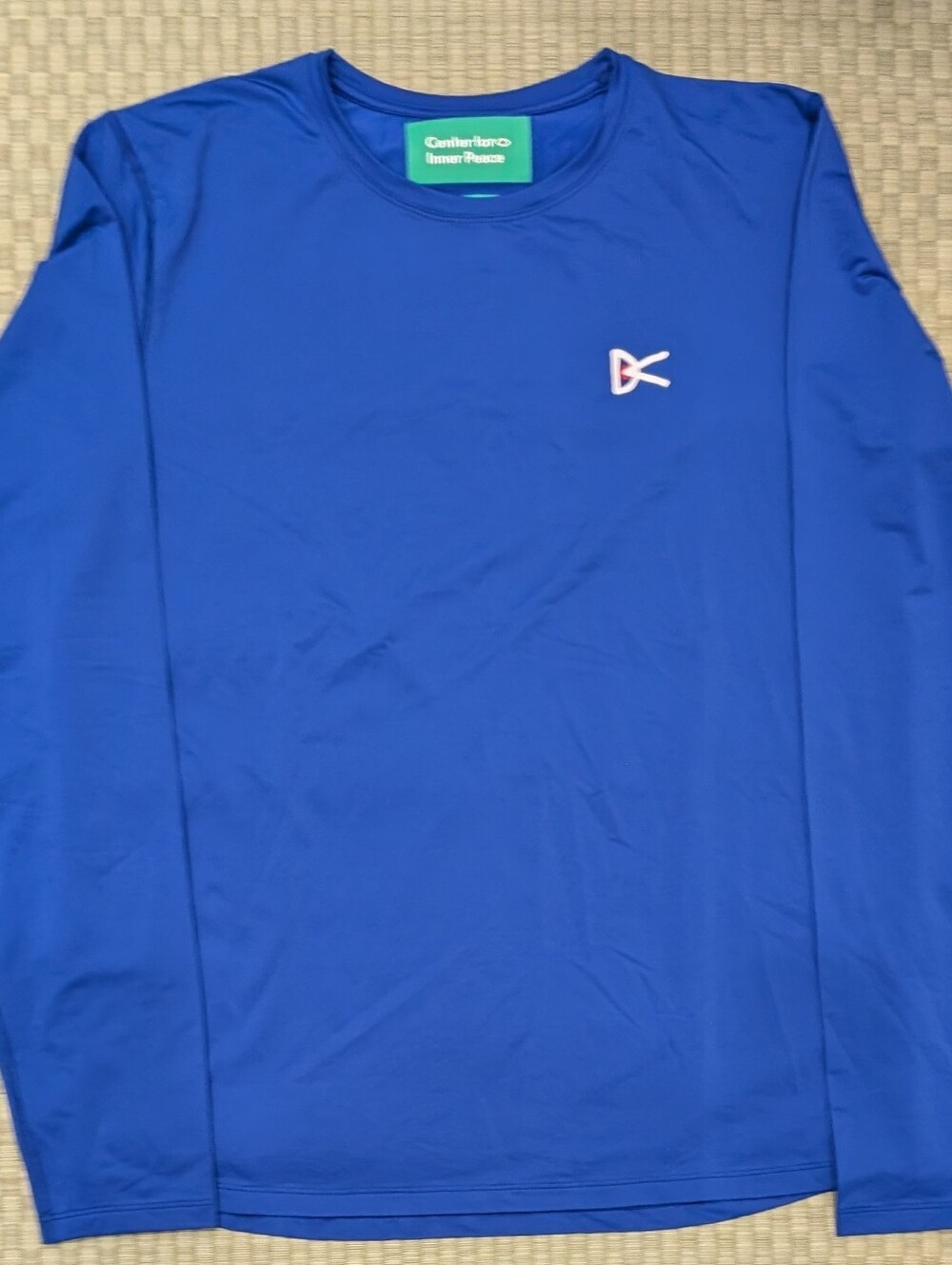 LNWOT District Vision Deva Tech Logo Long Sleeve T-shirt in Ocean Men's Size 1/S